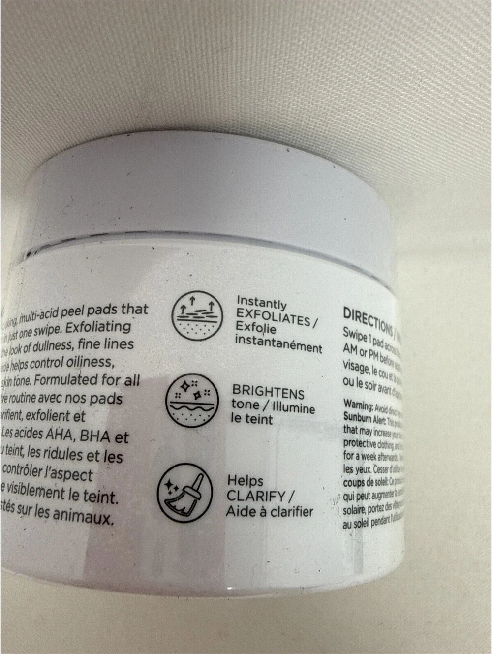 BeautyBio Swipe & Glow Peel  Multi-Acid Resurfacing Facial Pads 50 Pads CJ200